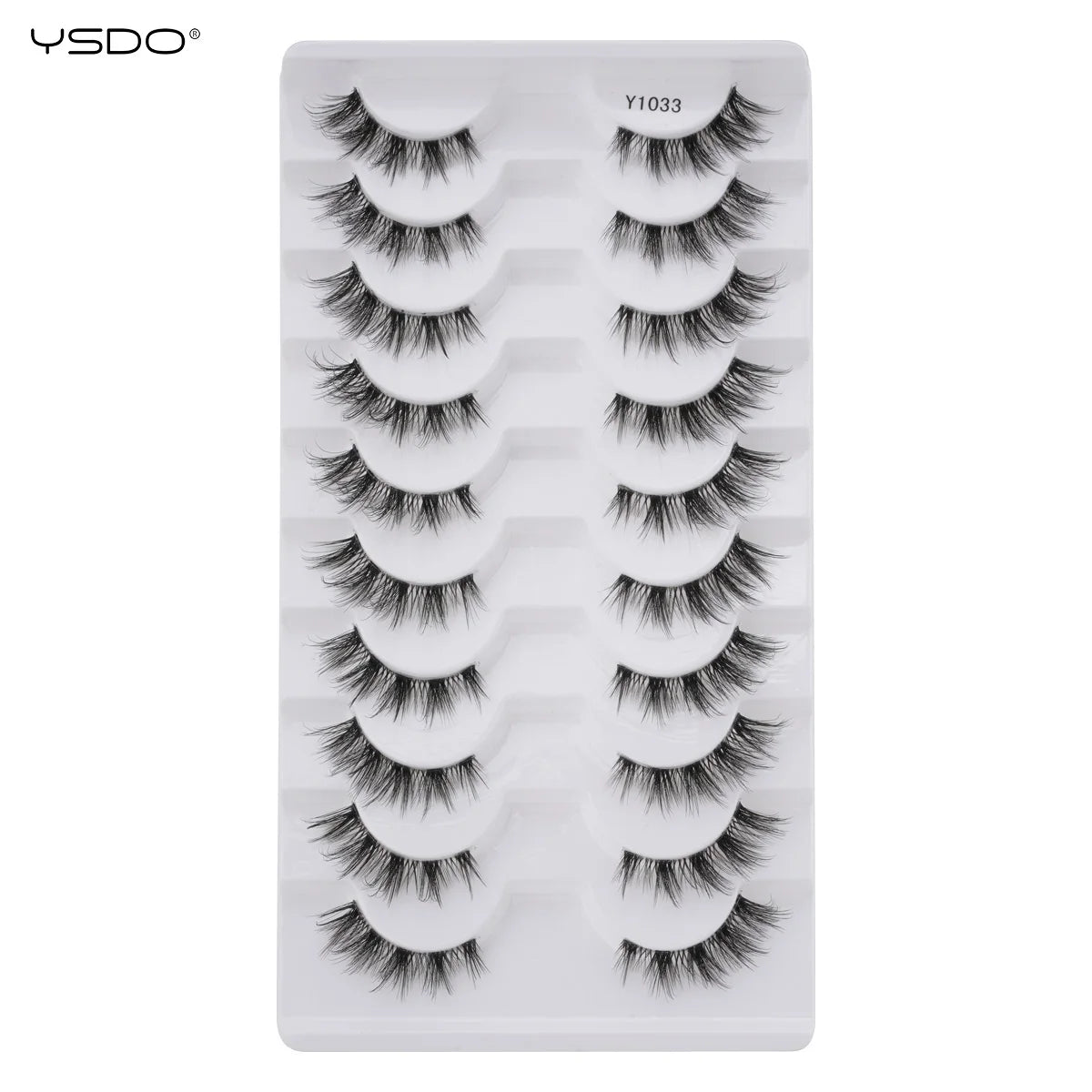 New Fox Half Eyelashes 3/10 Pairs 3D Mink Lashes Natural Eyelash Extension Cat Eye Eyelashes Makeup Tools faux Cils maquiagem - Blinksy